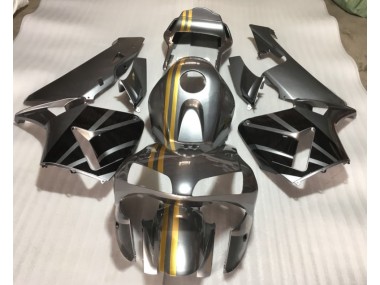 Carénage Honda CBR 600 RR 2003-2004 - Argent Or Noir