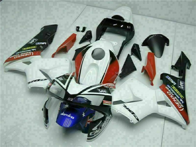 Carénage Honda CBR 600 RR 2003-2004 - Blanc Bleu Carénage Honda CBR 600 RR 2003-2004 - Blanc Bleu