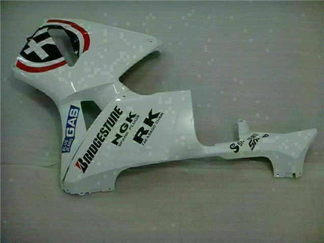 Carénage Honda CBR 600 RR 2003-2004 - Blanc Bleu R 2 Carénage Honda CBR 600 RR 2003-2004 - Blanc Bleu R 2