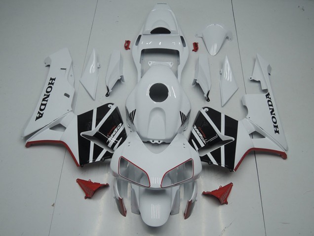 Carénage Honda CBR 600 RR 2003-2004 - Blanc Noir Carénage Honda CBR 600 RR 2003-2004 - Blanc Noir