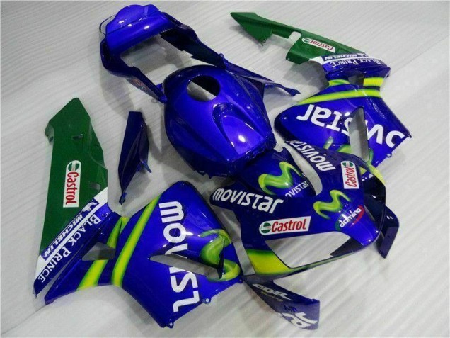 Carénage Honda CBR 600 RR 2003-2004 - Bleu Vert Movistar Castrol Carénage Honda CBR 600 RR 2003-2004 - Bleu Vert Movistar Castrol