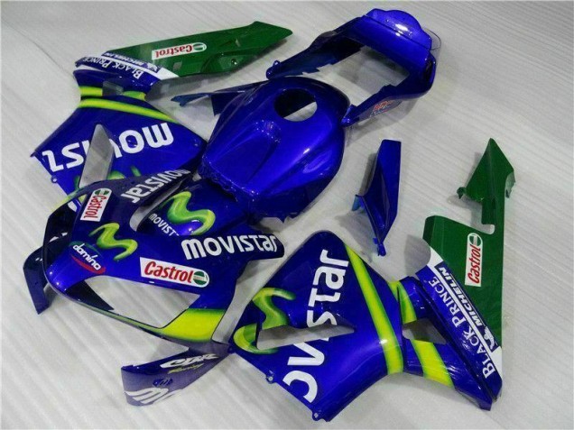 Carénage Honda CBR 600 RR 2003-2004 - Bleu Vert Movistar Castrol Carénage Honda CBR 600 RR 2003-2004 - Bleu Vert Movistar Castrol