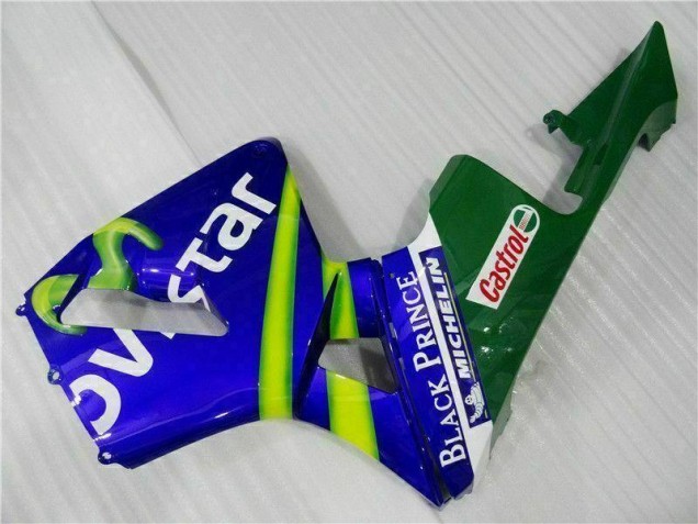 Carénage Honda CBR 600 RR 2003-2004 - Bleu Vert Movistar Castrol Carénage Honda CBR 600 RR 2003-2004 - Bleu Vert Movistar Castrol