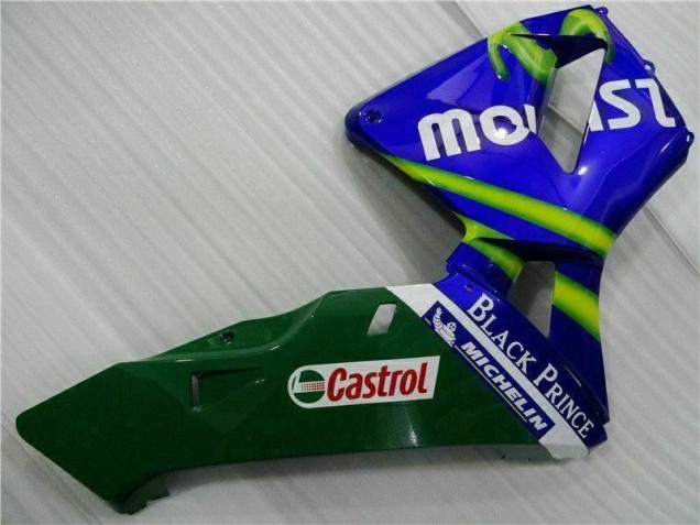 Carénage Honda CBR 600 RR 2003-2004 - Bleu Vert Movistar Castrol Carénage Honda CBR 600 RR 2003-2004 - Bleu Vert Movistar Castrol