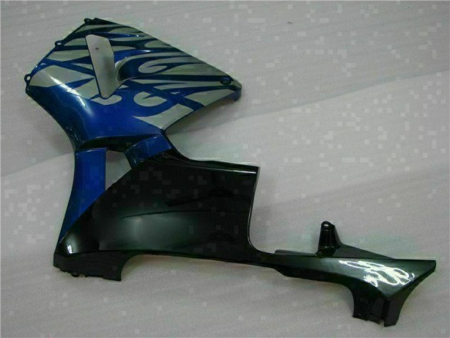 Carénage Honda CBR 600 RR 2003-2004 - Bleu avec Argent Flamme Carénage Honda CBR 600 RR 2003-2004 - Bleu avec Argent Flamme