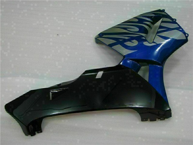 Carénage Honda CBR 600 RR 2003-2004 - Bleu avec Argent Flamme Carénage Honda CBR 600 RR 2003-2004 - Bleu avec Argent Flamme