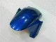 Carénage Honda CBR 600 RR 2003-2004 - Bleu avec Argent Flamme Carénage Honda CBR 600 RR 2003-2004 - Bleu avec Argent Flamme