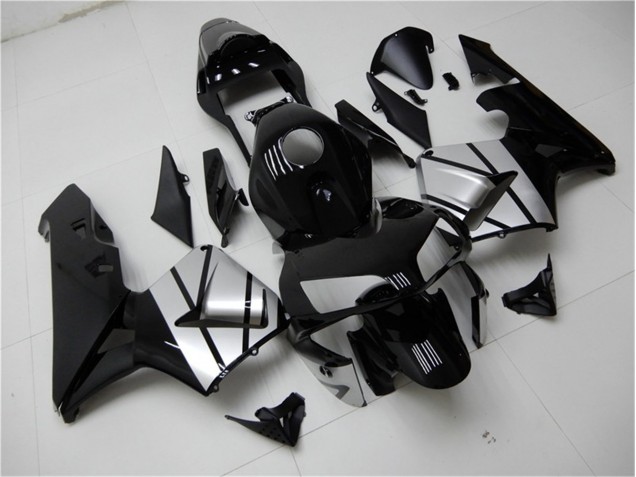 Carénage Honda CBR 600 RR 2003-2004 - Noir Argent Carénage Honda CBR 600 RR 2003-2004 - Noir Argent