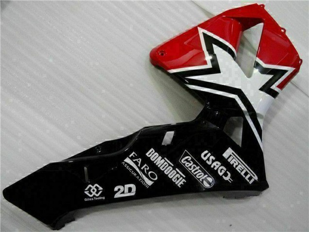 Carénage Honda CBR 600 RR 2003-2004 - Noir Blanc 11 Carénage Honda CBR 600 RR 2003-2004 - Noir Blanc 11