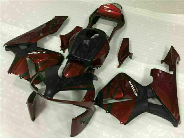 Carénage Honda CBR 600 RR 2003-2004 - Noir Rouge