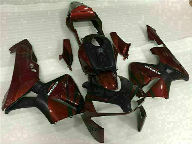 Carénage Honda CBR 600 RR 2003-2004 - Noir Rouge