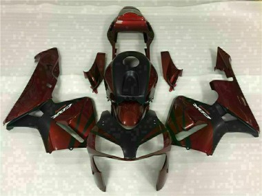 Carénage Honda CBR 600 RR 2003-2004 - Noir Rouge