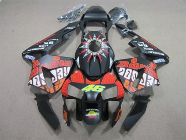 Carénage Honda CBR 600 RR 2003-2004 - Noir Rouge Repsol 46