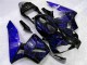 Carénage Honda CBR 600 RR 2003-2004 - Noir avec Bleu Flamme Carénage Honda CBR 600 RR 2003-2004 - Noir avec Bleu Flamme