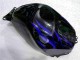 Carénage Honda CBR 600 RR 2003-2004 - Noir avec Bleu Flamme Carénage Honda CBR 600 RR 2003-2004 - Noir avec Bleu Flamme