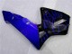 Carénage Honda CBR 600 RR 2003-2004 - Noir avec Bleu Flamme Carénage Honda CBR 600 RR 2003-2004 - Noir avec Bleu Flamme