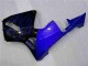 Carénage Honda CBR 600 RR 2003-2004 - Noir avec Bleu Flamme Carénage Honda CBR 600 RR 2003-2004 - Noir avec Bleu Flamme
