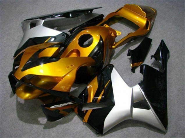 Carénage Honda CBR 600 RR 2003-2004 - Or Argent Noir Carénage Honda CBR 600 RR 2003-2004 - Or Argent Noir
