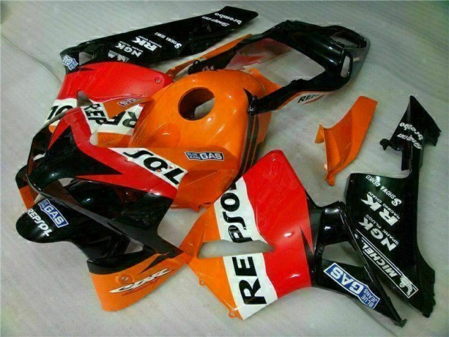 Carénage Honda CBR 600 RR 2003-2004 - Orange Repsol