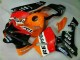 Carénage Honda CBR 600 RR 2003-2004 - Orange Repsol