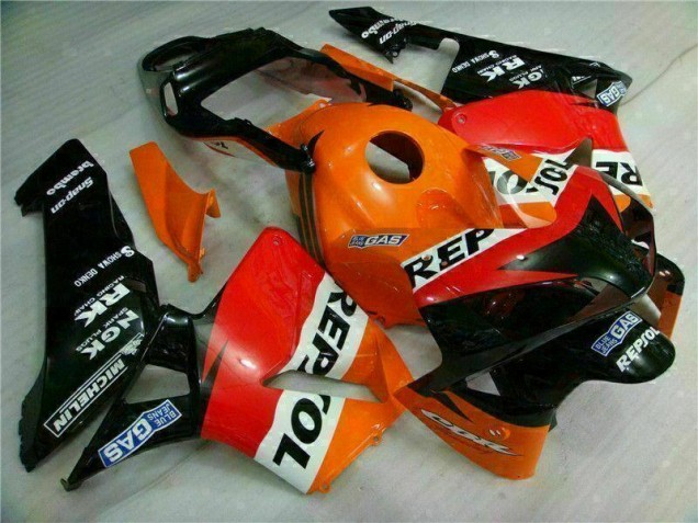 Carénage Honda CBR 600 RR 2003-2004 - Orange Repsol