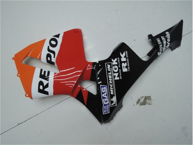 Carénage Honda CBR 600 RR 2003-2004 - Orange Rouge Noir Repsol Carénage Honda CBR 600 RR 2003-2004 - Orange Rouge Noir Repsol
