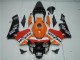Carénage Honda CBR 600 RR 2003-2004 - Orange Rouge Noir Repsol Carénage Honda CBR 600 RR 2003-2004 - Orange Rouge Noir Repsol