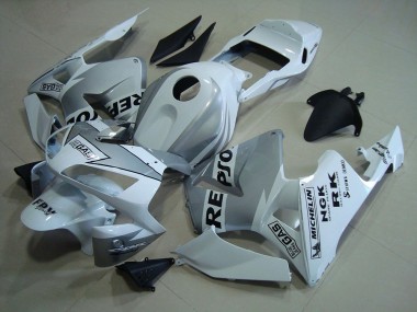 Carénage Honda CBR 600 RR 2003-2004 - Repsol Blanc Argent