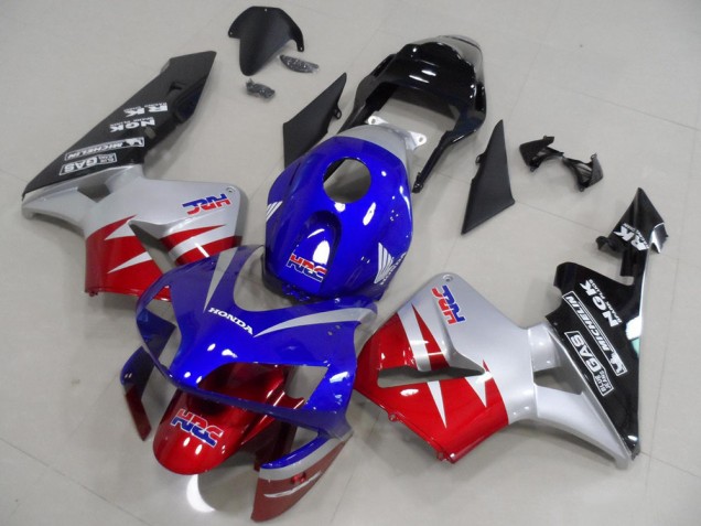 Carénage Honda CBR 600 RR 2003-2004 - Rouge Argent Bleu Carénage Honda CBR 600 RR 2003-2004 - Rouge Argent Bleu