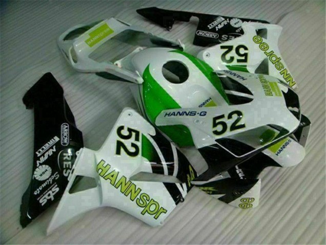 Carénage Honda CBR 600 RR 2003-2004 - Vert Blanc Noir Carénage Honda CBR 600 RR 2003-2004 - Vert Blanc Noir
