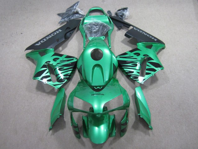 Carénage Honda CBR 600 RR 2003-2004 - Vert Noir Carénage Honda CBR 600 RR 2003-2004 - Vert Noir