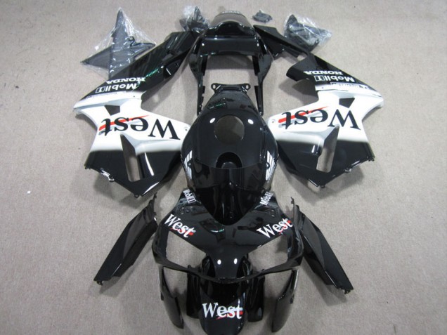 Carénage Honda CBR 600 RR 2003-2004 - West Blanc Noir Carénage Honda CBR 600 RR 2003-2004 - West Blanc Noir