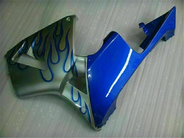 Carénage Honda CBR 600 RR 2005-2006 - Blanc Bleu Flamme Carénage Honda CBR 600 RR 2005-2006 - Blanc Bleu Flamme