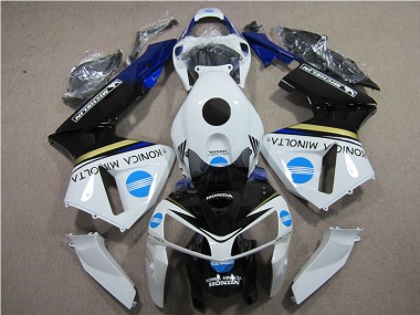 Carénage Honda CBR 600 RR 2005-2006 - Blanc Bleu Konica Minolta