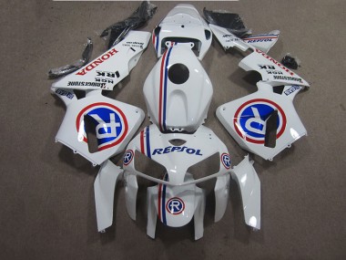 Carénage Honda CBR 600 RR 2005-2006 - Blanc Bleu Repsol