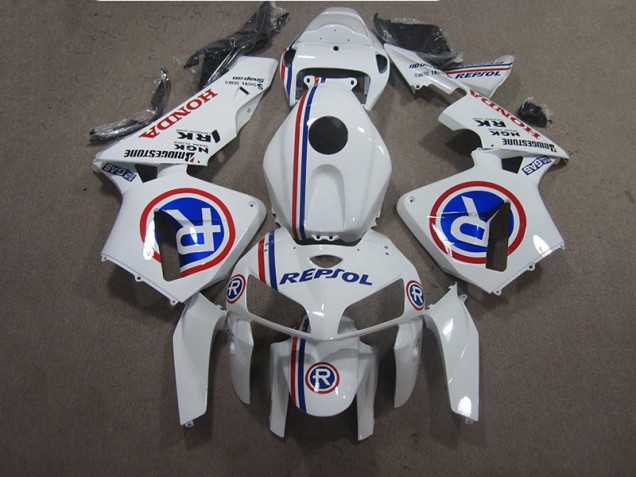 Carénage Honda CBR 600 RR 2005-2006 - Blanc Bleu Repsol Carénage Honda CBR 600 RR 2005-2006 - Blanc Bleu Repsol