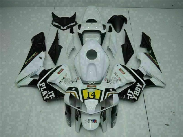Carénage Honda CBR 600 RR 2005-2006 - Blanc Playboy 14 Carénage Honda CBR 600 RR 2005-2006 - Blanc Playboy 14