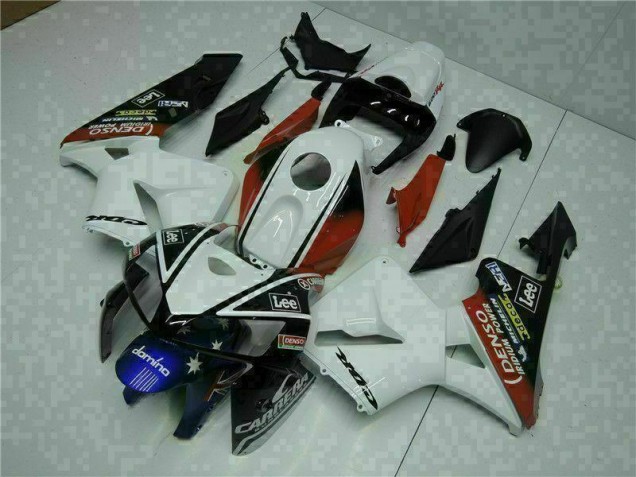 Carénage Honda CBR 600 RR 2005-2006 - Blanc Rouge Noir Lee Carénage Honda CBR 600 RR 2005-2006 - Blanc Rouge Noir Lee