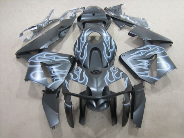 Carénage Honda CBR 600 RR 2005-2006 - Noir Argent Flamme Carénage Honda CBR 600 RR 2005-2006 - Noir Argent Flamme