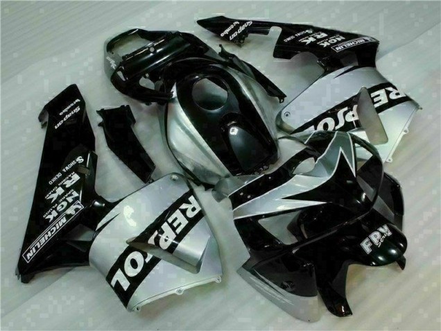 Carénage Honda CBR 600 RR 2005-2006 - Noir Argent Repsol Carénage Honda CBR 600 RR 2005-2006 - Noir Argent Repsol