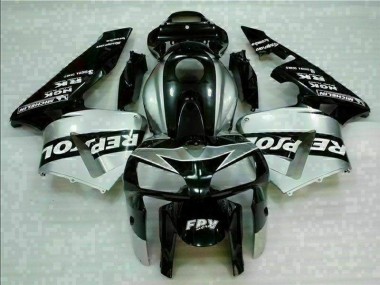 Carénage Honda CBR 600 RR 2005-2006 - Noir Argent Repsol