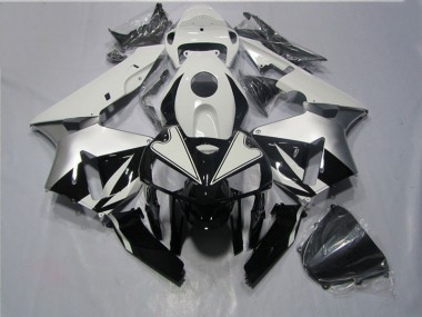Carénage Honda CBR 600 RR 2005-2006 - Noir Blanc