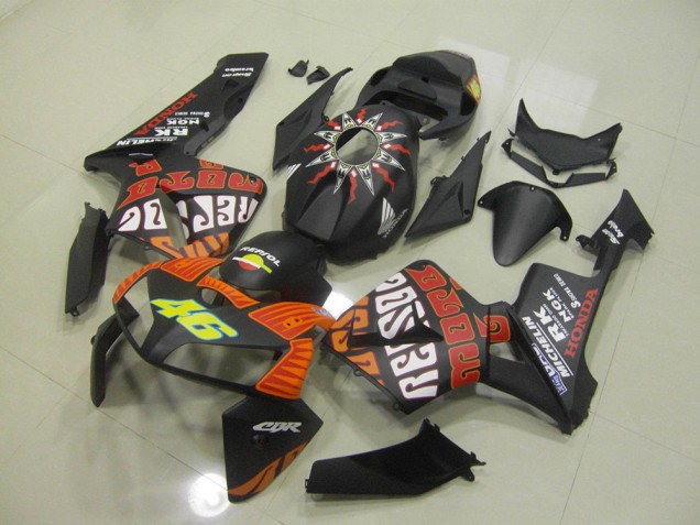 Carénage Honda CBR 600 RR 2005-2006 - Noir Mat Rossi Carénage Honda CBR 600 RR 2005-2006 - Noir Mat Rossi