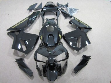 Carénage Honda CBR 600 RR 2005-2006 - Noir Or Décalque