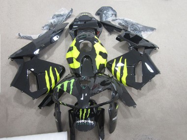 Carénage Honda CBR 600 RR 2005-2006 - Noir Vert Monster