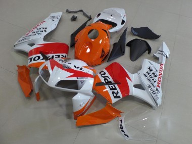Carénage Honda CBR 600 RR 2005-2006 - Orange Blanc Repsol