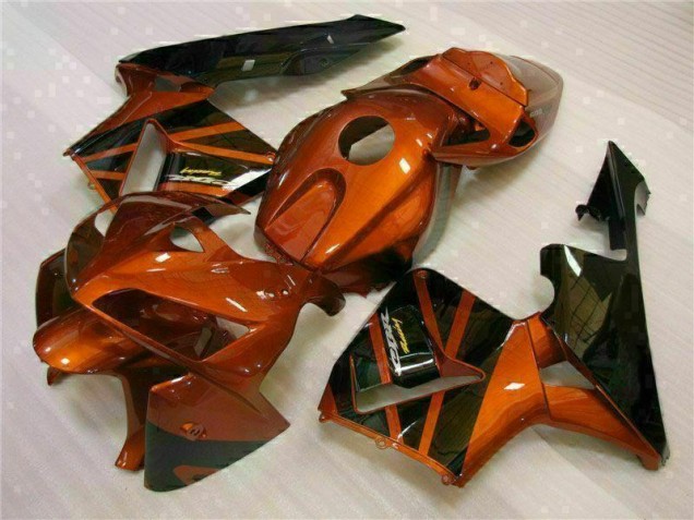 Carénage Honda CBR 600 RR 2005-2006 - Orange Noir Carénage Honda CBR 600 RR 2005-2006 - Orange Noir