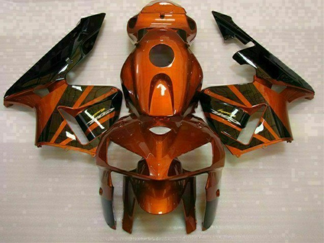 Carénage Honda CBR 600 RR 2005-2006 - Orange Noir Carénage Honda CBR 600 RR 2005-2006 - Orange Noir