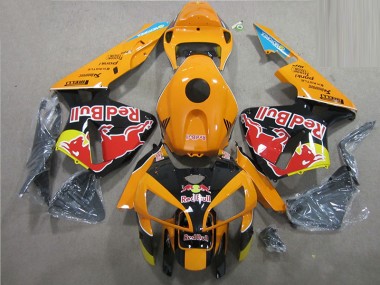 Carénage Honda CBR 600 RR 2005-2006 - Orange Noir Red Bull