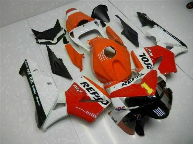 Carénage Honda CBR 600 RR 2005-2006 - Orange Repsol Carénage Honda CBR 600 RR 2005-2006 - Orange Repsol